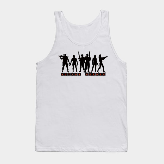 ACTION HEROES ver. 002 Tank Top by AlexxElizbar